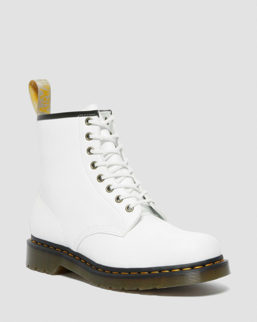 Vegan 1460 Kemble Lace Up Boots White - Women Dr. Martens ~ Dr Martens ...